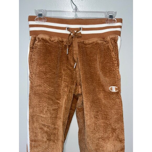 Champion Women's Corduroy Joggers Brown Size XS - Picture 3 of 8